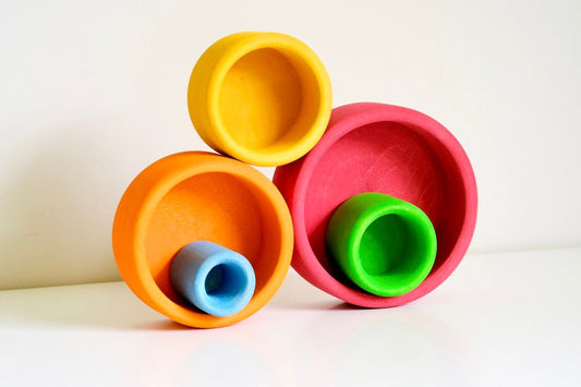 5pc Nest & Stack Bowls | Wild Brights