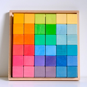 36pc Mosaic Blocks | Wild Brights