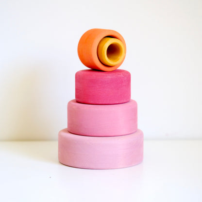 5pc Nest & Stack Bowls | Golden Hour