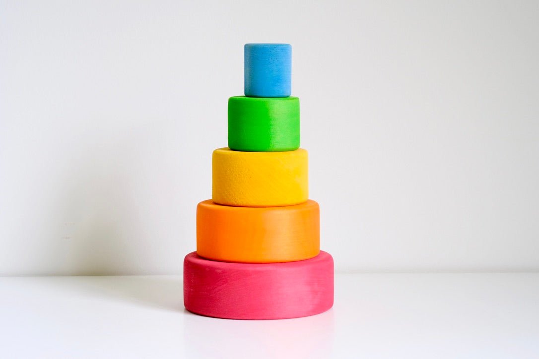 5pc Nest & Stack Bowls | Wild Brights