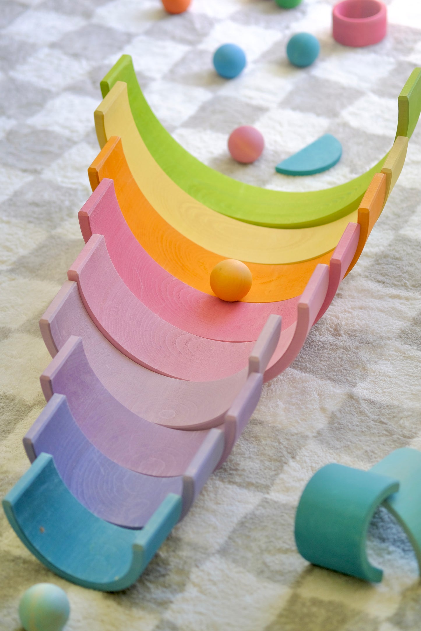 12pc Rainbow Stacker | Cheeky Chimp