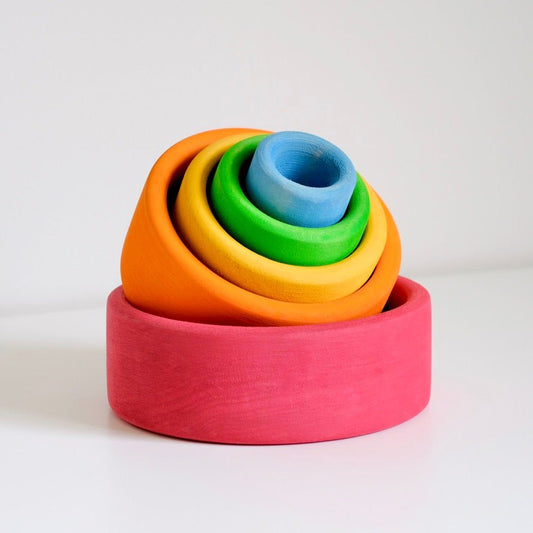 5pc Nest & Stack Bowls | Wild Brights
