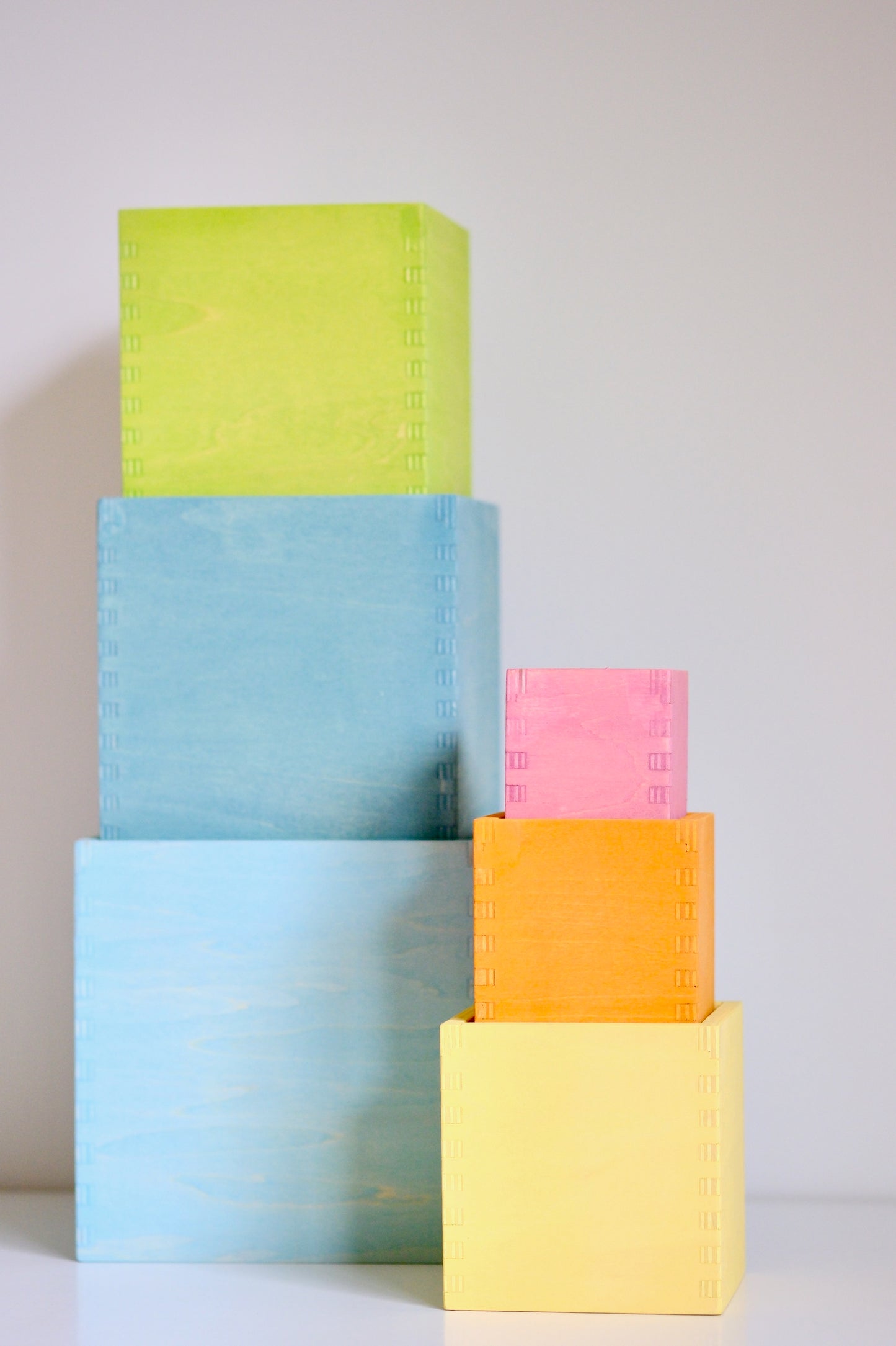 6pc Nest & Stack Boxes | Cheeky Chimp