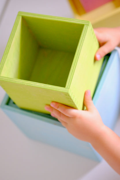 6pc Nest & Stack Boxes | Cheeky Chimp