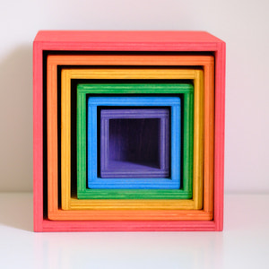6pc Nest & Stack Boxes | Wild Brights