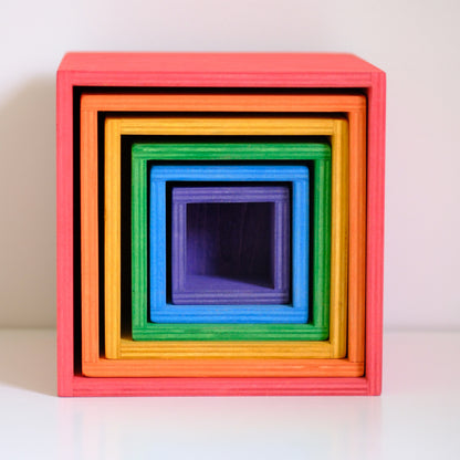 6pc Nest & Stack Boxes | Wild Brights
