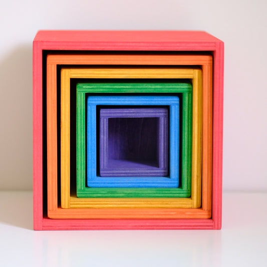 6pc Nest & Stack Boxes | Wild Brights