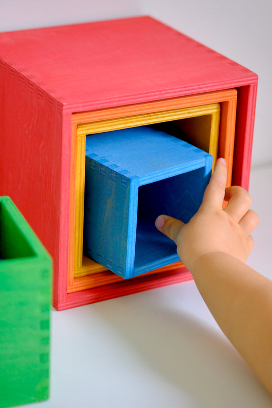 6pc Nest & Stack Boxes | Wild Brights