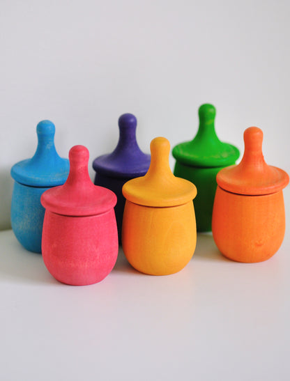 6pc Little Spinners | Wild Brights