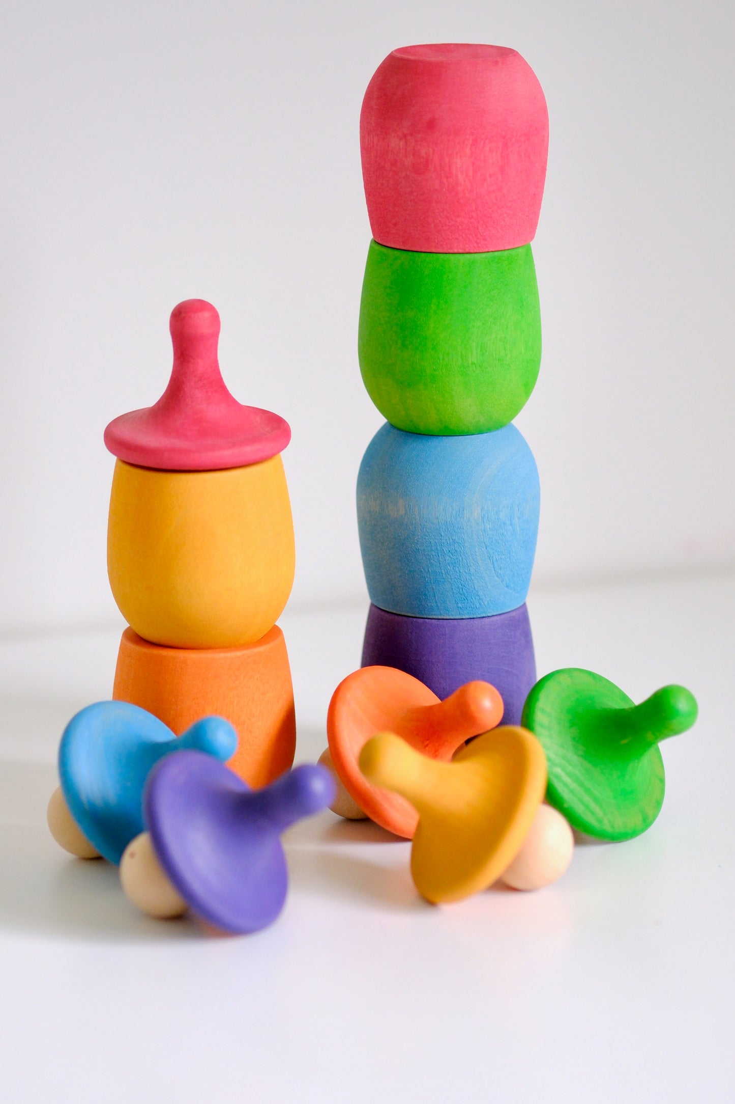 6pc Little Spinners | Wild Brights