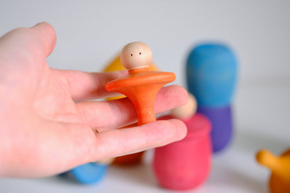 6pc Little Spinners | Wild Brights