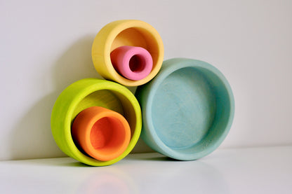 5pc Nest & Stack Bowls | Cheeky Chimp