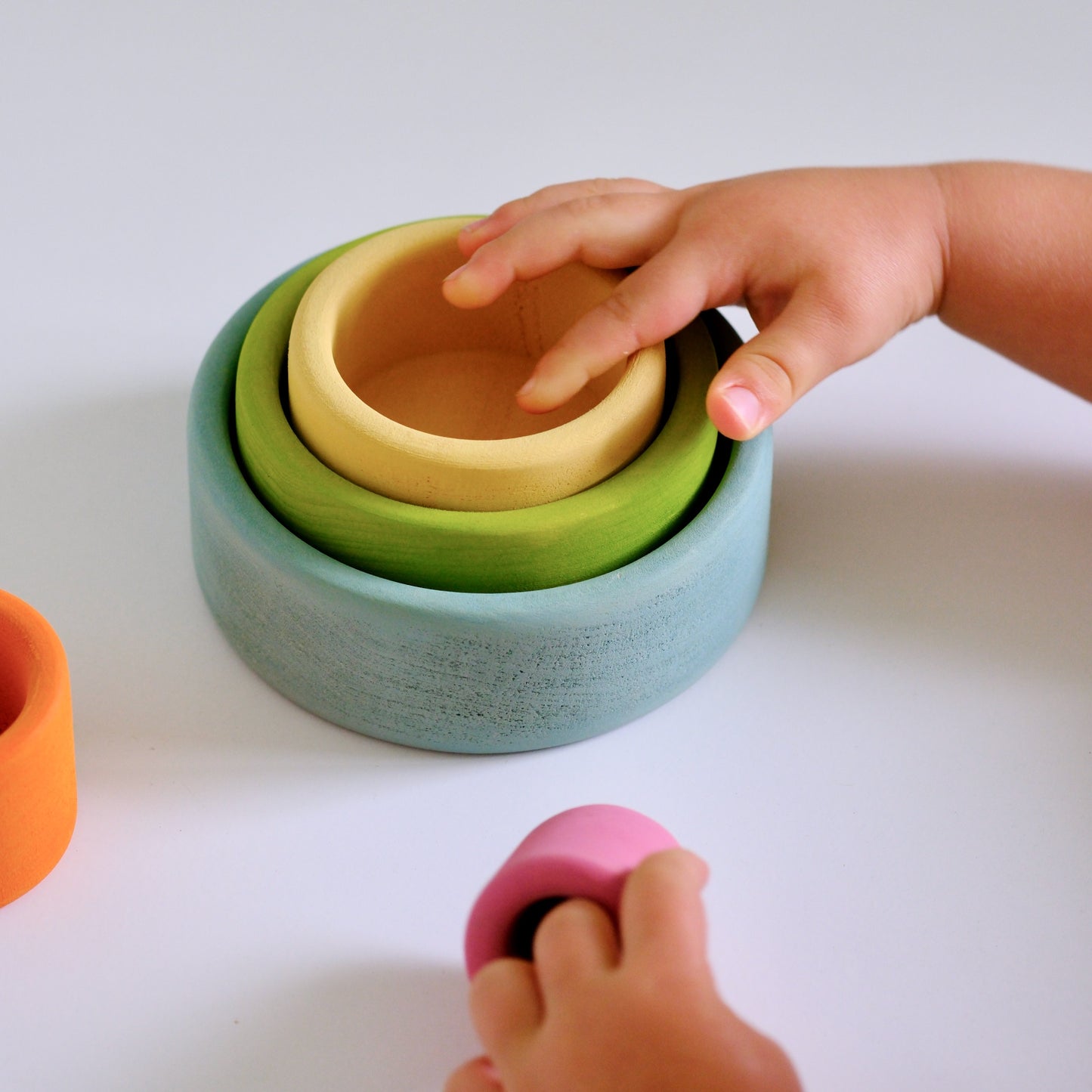 5pc Nest & Stack Bowls | Cheeky Chimp