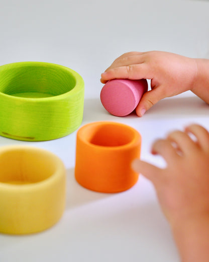 5pc Nest & Stack Bowls | Cheeky Chimp