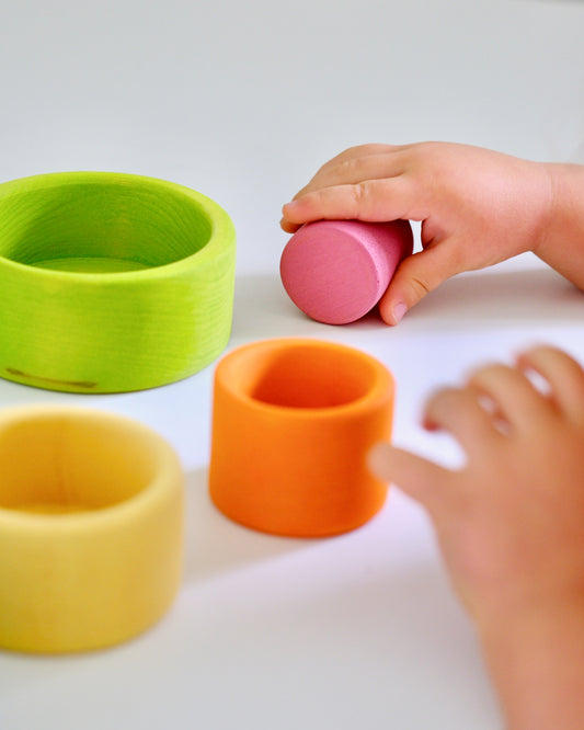 5pc Nest & Stack Bowls | Cheeky Chimp