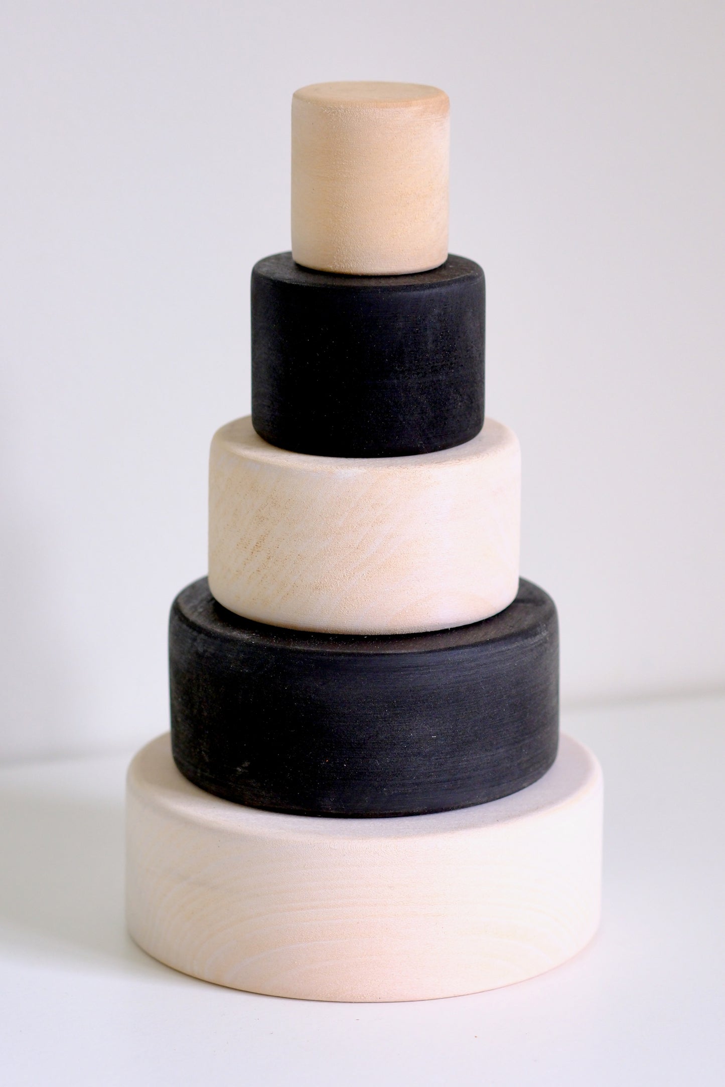 5pcs bowl set black and white