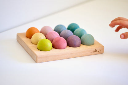 Match & Sort Balls with Tray | Cheeky Chimp
