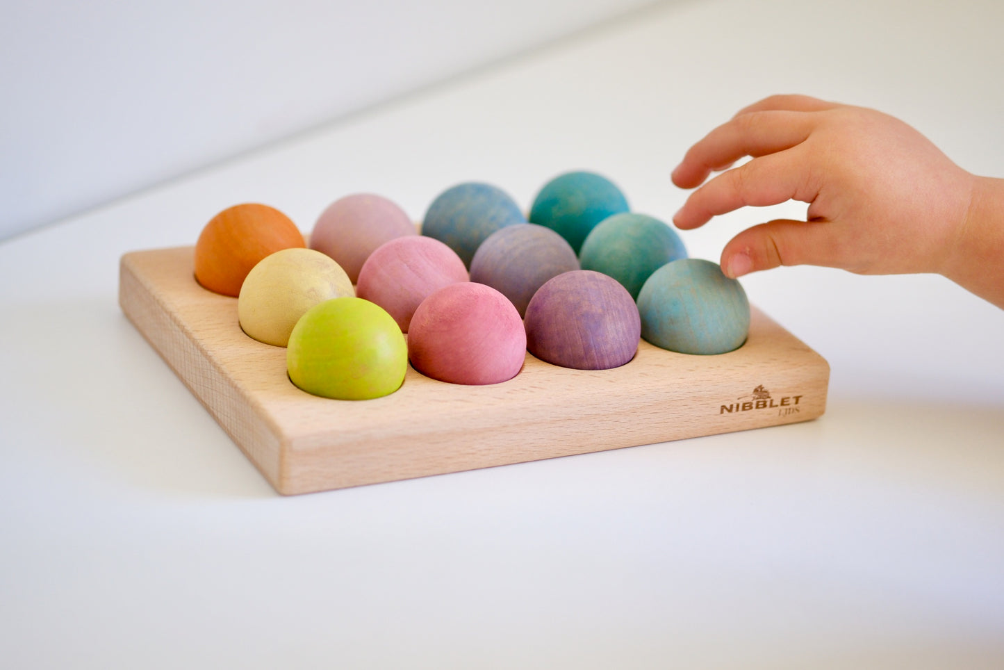 Match & Sort Balls with Tray | Cheeky Chimp
