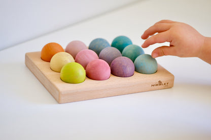 Match & Sort Balls with Tray | Cheeky Chimp