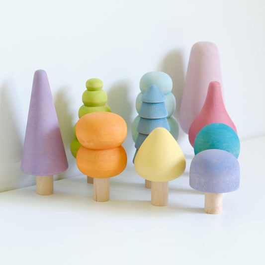 10pc Woodland Tree Set | Cheeky Chimp